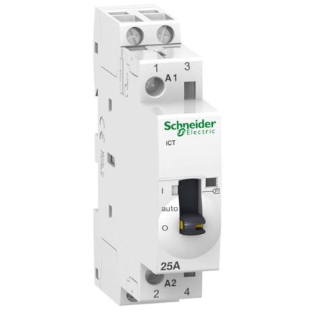 Schneider Electric A9C21732 Normkontaktor 25 A, 2P, 240 V, 2Sl, Elfordeling & strømforsyning