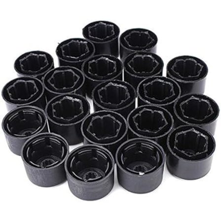 QD-20 Hjulmøtrikdæksel 17mm Kompatibel med VW Golf Mk4 Passat Audi Beetle