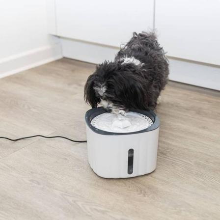 Trixie Drickfontän För Husdjur Vit Och Grå Flerfärgsdesign