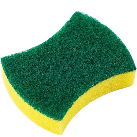 Heavy Duty Cellulose Skuresvampe, Køkken Dobbeltsidet Opvask
