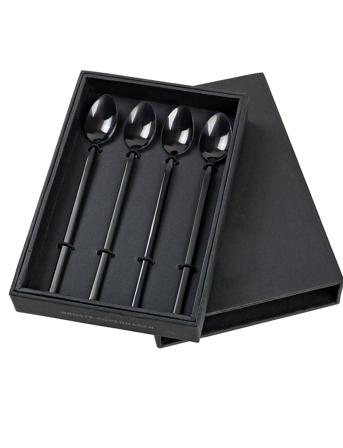 Tvis Long Spoon Home Tableware Cutlery Spoons Tea Spoons & Coffee Spoons Svart Broste Copenhagen
