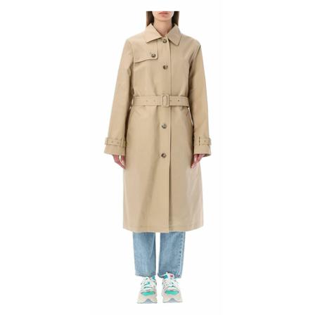 A.p.c., coat F01477Coegj Beige, Dames, Maat:S