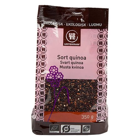 Urtekram Quinoa sort Ø 350 g, Helse & Madvarer, Pasta, Ris & Bælgfrugter, Quinoa