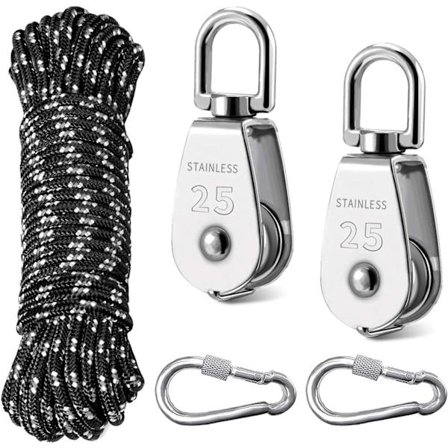 trissor, rostfritt stål trissa, vridbar trissa, lyfttrissor, enstaka trissa