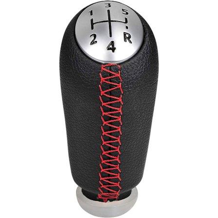 5-växlad manuell läderväxelknopp Universal för Renault Megane 2