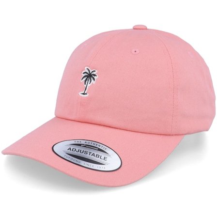Iconic - Pinkki unconstructed Lippis - Summer Palm Logo Pink Dad Cap @ Hatstore