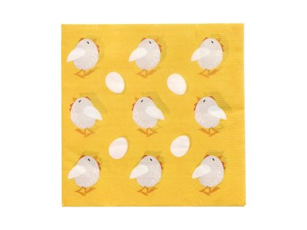 PAPSTAR Servetter Chickens 3-lags 33x33cm - Lyreco - Kök och servering - Servetter och dukar - Servett - 3-lagers