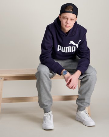 Puma ESS No. 1 Logo Hoodie FL B Blau Hoodies/Kapuzenpullover Jungen - Kids Brand Store
