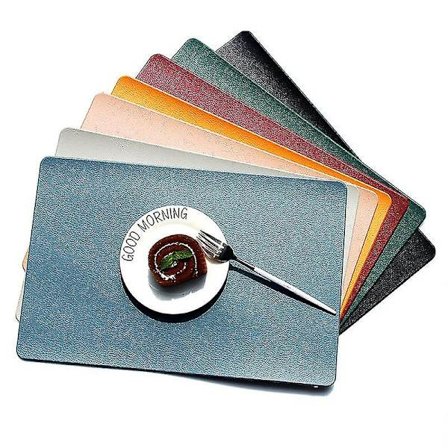 45 * 30cm, 2mm paksuinen paikka, PU-nahkainen paikka, liukumaton paikka, vedenpitävä ja pestävä väripaikka (7 kpl, 7 väriä)