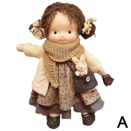 Waldorf Dukke Plys Dukke Håndlavet Bomuld Legetøjsdukke Piger Fødselsdagsgave