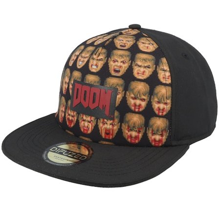 Difuzed - Schwarz snapback Cap - Doom Black Snapback @ Hatstore