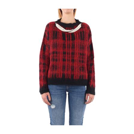 Liu Jo, Knitwear Czerwony, Kobieta, Rozmiar: S