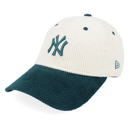 New Era - MLB Wit unconstructed Cap - New York Yankees Womens Block Cord 9TWENTY Light Terracotta/Dark Green Dad Cap @ Hatstore