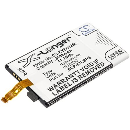 Batteri for SmartPhone, Mobil for Kyocera DuraForce Pro, E6810, E6820 etc.
