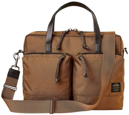 Filson Dryden Briefcase Whiskey