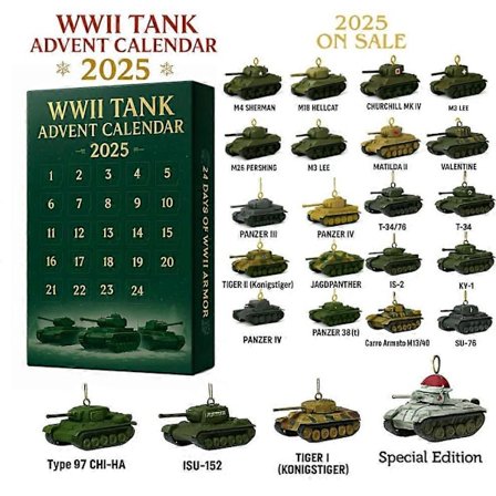 2025 Ny akryl anheng Julekalender Blindboks (FMY)