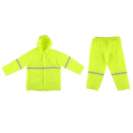 Access Regnsett L/XL – Vanntett Regnjakke og Bukse i PVC med Refleksdetaljer