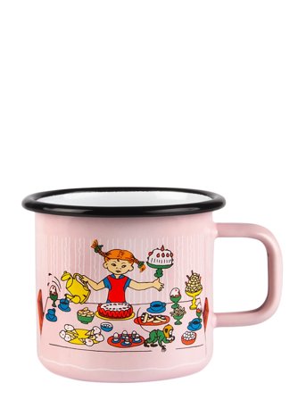 Muurla | Pippi's Birthday Enamel Mug 3,7Dl | 37 CL