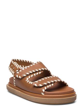 Barrel Shoes Summer Shoes Flat Sandals Brun ALOHAS*Betinget Tilbud