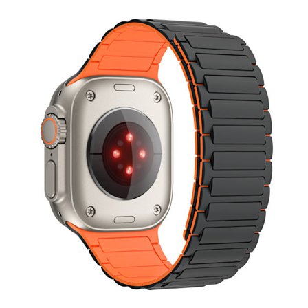 Magnetisk silikonrem för Apple Watch 1/2/3/4/5/6/7/8/9, Apple Watch SE