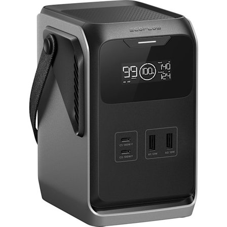 Kannettava sähkökeskus - ECOFLOW - Trail 200 DC - 192 Wh - WiFi - 3 USB-C/USB-A-porttia - Integroitu lamppu