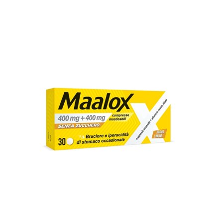 Maalox 400+400 Mg Contro Acidità di Stomaco Occasionale Senza