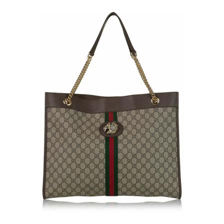 Gucci Vintage Tote Bags Brun, Dame Vintage Tasker, Størrelse: ONE Size