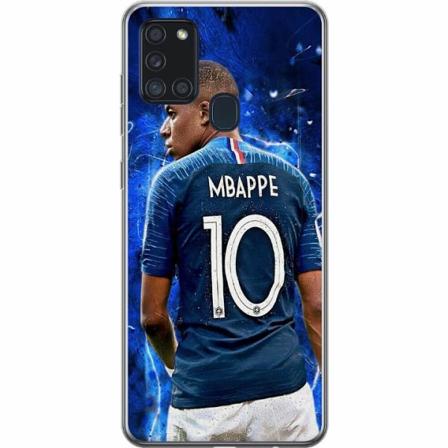 Samsung Galaxy A21s Genomskinligt Skal Kylian Mbappé