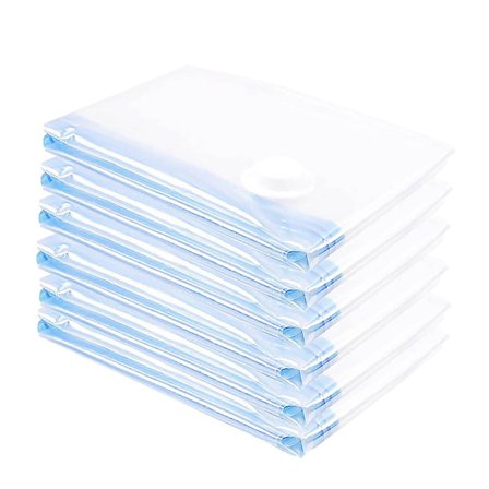 6 st mer utrymme klädförvaring tunga dubbla dragkedja tätning vakuumpåse vattentät