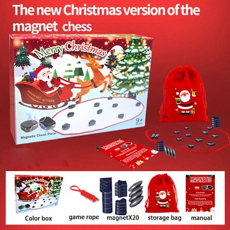 2024 Cluster Magnetisk Aktionsbrætspil, Sjovt Magnetisk Spil til Bordspil_v (YJD)