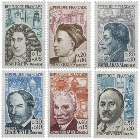 Frankrig 1962 - YT 1345-1350 - Postfrisk