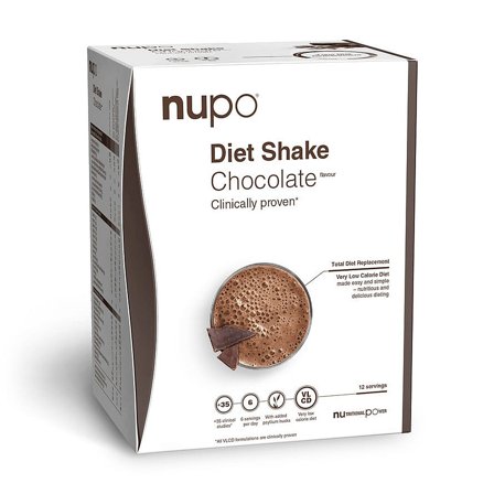 Nupo Diet Shake Chocolate 384 g, Sport & Velvære, Vægtkontrol, Kost- Og Måltidserstatning