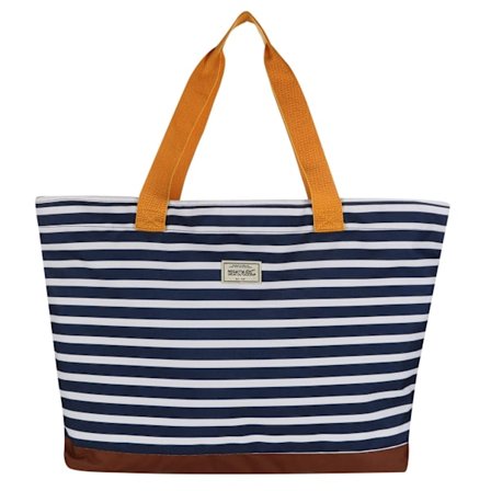 Regatta Stamford Beach Tote Bag One Size Navy Stripe
