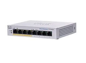 Cisco Business 110 Series 110-8PP-D - switch - 8 porter - ikke-styrt - rackmonterbar