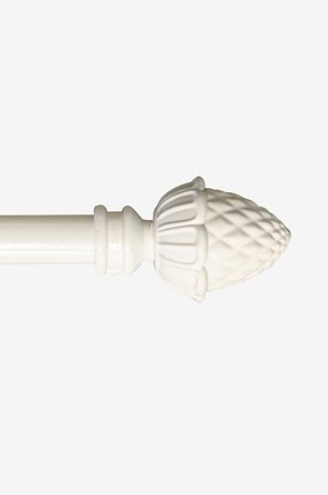 Jotex - Gardinstang 110-200 Cm White mdf / metall - Kongle - Kjøp Gardinstenger hos Jotex