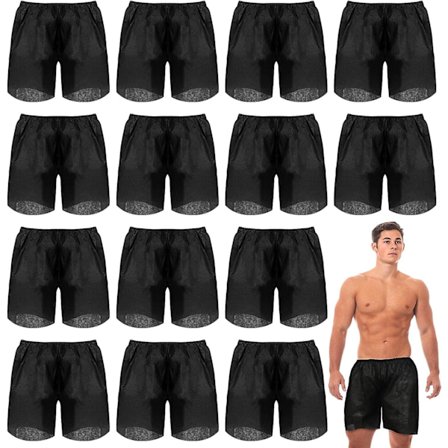Althee Herre Engangs Bokser Shorts Svarte Bokser Shorts Engangs Undertøy For Reise S-2xl
