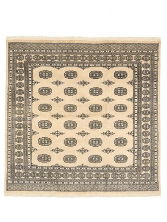 Noué À La Main Pakistan Boukhara 2Ply Tapis 197X197 De Laine