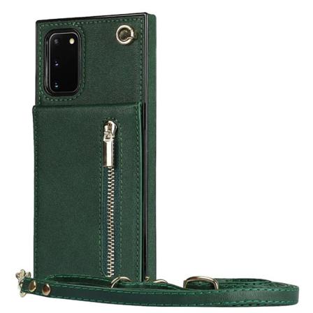 Zipper Necklace Case Samsung Galaxy S20 Fe - Grön
