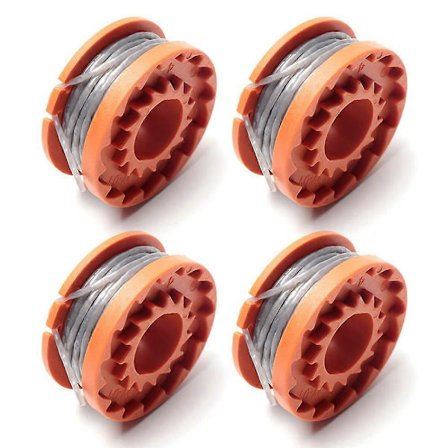 4-pack gräsklipparspole för Spear and Jackson/Mac Allister/Qualcast/Worx grästrimmerdel