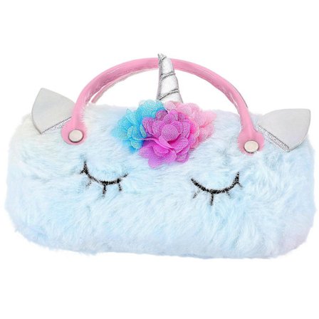 Unicorn Glasögonfodral Bärbart Förvaringsfodral Tecknad Glasögonpåse