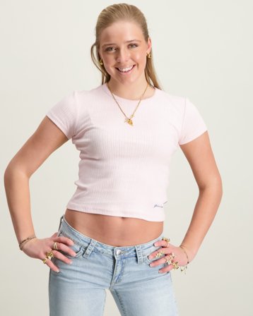 Garcia girls T-shirt ss Rose T-shirts Fille - Kids Brand Store