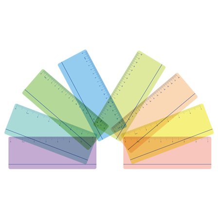 Vejledende læsestrimler, 8-pak MultiColor