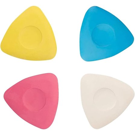 ING Sæt med 4 skrædderkridt sy-kridt til stof, velegnet til skrædderarbejde, quiltning, håndarbejde og andre håndværksprojekter