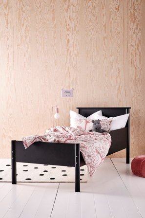 Jotex - Barneseng 70x160 Cm Svart matt svart - ZARAGOZA - Kjøp Barnesenger & sprinkelsenger hos Jotex