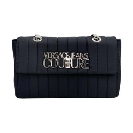 Versace Jeans Couture, Small Soft Logo Bag Czarny, Kobieta, Rozmiar: ONE Size