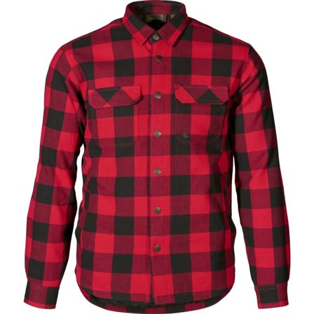 Seeland Men's Canada Shirt Men long-sleeved shirts Red M
