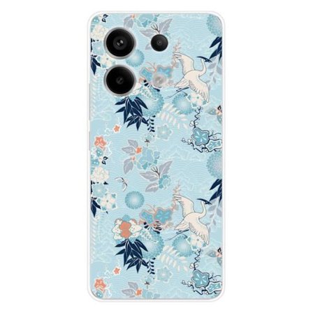 Silicone-fodral - Kompatibel med Xiaomi Redmi Note 13 Pro 5G - kimono-design