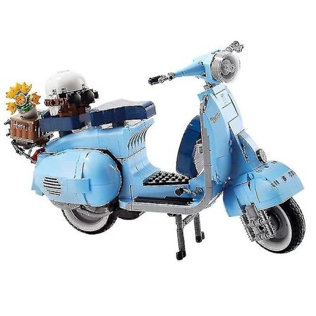 Roman Holida Vespa 125 Moc 10298 berømt motorsykkel City Moto monteringsbyggesteiner high-end{FY}