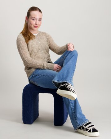 Sofie Schnoor CisseSY Cardigan Beige Tröjor Tjej - Kids Brand Store