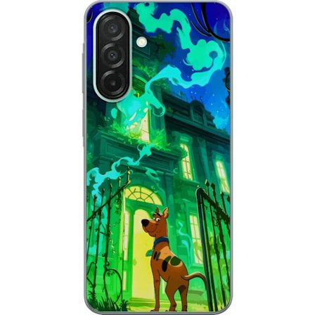 Kompatibelt Mobilskal till Samsung Samsung Galaxy A26 Scooby Doo affisch hemsökt hus tecknad serie mysterium hund retro spöke grön kuslig Halloween